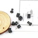 thumbnail image 2 of Tachuelas de madera Matsuzay para pared impermeables Type3 NO3, 2 of 6
