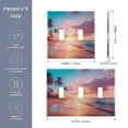 thumbnail image 3 of Dailycode Light Switch Plate Covers 2 Gang Wall Plate Plastics Outlet Covers for Kitchen Home Office Decor Summer Sunset Beach, 3 of 8