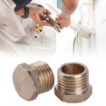 thumbnail image 2 of 6pcs Threaded Pipe Stop Brass Plugs G1/4 Pipe Inserts Pipe Plugs with Hexagons User Friendly Sealing Solution for Pipe, 2 of 4