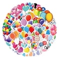 thumbnail image 2 of Calcomanías de grafiti impermeables con forma de globo, 60 unidades, 2 of 4