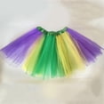 thumbnail image 2 of TAIAOJING Ballet Tulle Rainbow Tutu Skirt for Little Girls Toddler Kids Baby Dancing Princess Skirt Color Block Tulle Ballet Tutu Outfits 2-8 Years, 2 of 3