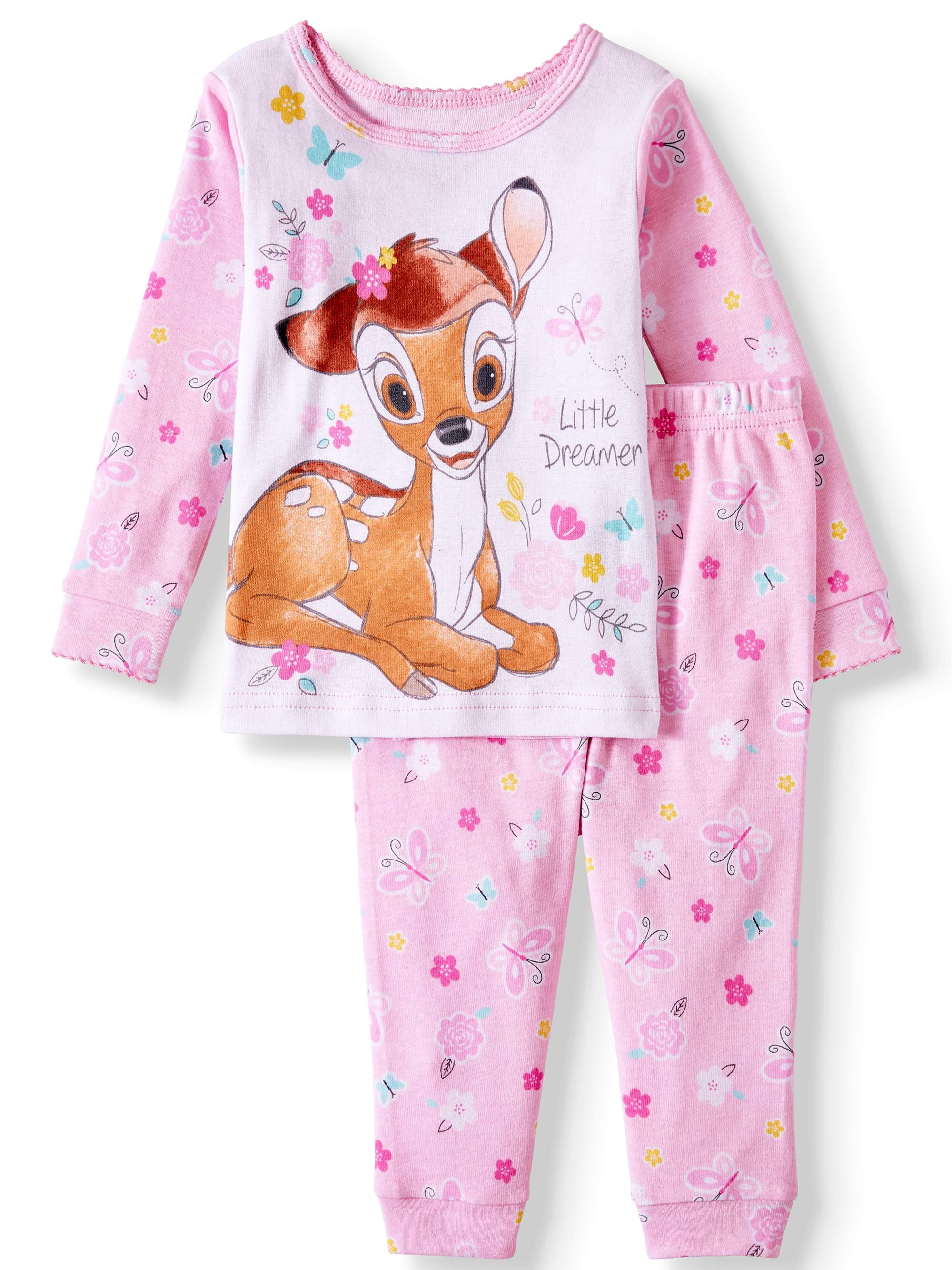 Baby Girls Long Sleeve Super Cute Cat Pyjamas PJ’s Set Children Clothes