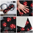 thumbnail image 4 of Fotbe Extra Durable Door Mat - Dirt Trapping Outdoor Welcome Mats - Non-Slip Outdoor Door Mats - Low Profile Front Door Mat - Indoor (16" x 24", Beautiful Red Ladybug ), 4 of 9