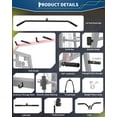 thumbnail image 3 of GARVEE Smith Machine Home Gym Power Cage,2200 lbs Squat Rack with LAT Pulldown,Cable Crossover & Leg Hold-Down,Full Body Strength Equipment for Home Workout,Red, 3 of 9