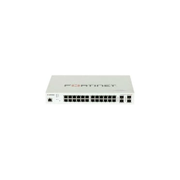 Fortinet FortiSwitch FS-224E-PoE Ethernet Switch - 24 Ports - Manageable - Gigabit Ethernet - 1000Base-X, 10/100/1000Base-T - 3 Layer Supported - Modular - 4 SFP Slots - 223.57 W Power Consumption ...