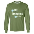 thumbnail image 4 of Yusimy Men's Loose-Fit Letter Print Crew Neck Long Sleeve Casual Tee Fashion Trendy Style, 4 of 5