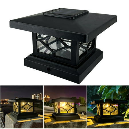 

Karcher Solar Waterproof LED Post Cap Lights Outdoor Column Headlight Pillar Fence Lamp