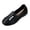 Black, variant on Women's Orthopedic Leather Loafers Slip On Flats Casual Comfort Walking Shoes Barefoot Feel Slip On Shoes Women Comfort Shoes for Women Anti-Slip Rubber Sole Orthopedic Shoes for Women Wide Width 36
