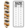 thumbnail image 6 of Abstract Orange Cotton and Linen Triangle Table Runners Long Dresser Scarves Table Decoration for Wedding Party/Graduation Ceremony/Banquet Ombre Geometric Black White Coastal Waves, 6 of 9