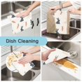thumbnail image 2 of Yayeee 6 Pack Kitchen Dish Cloths Set for Washing Soft Drying Absorbent Microfiber Towels, Bunnies and Carrots, 2 of 9