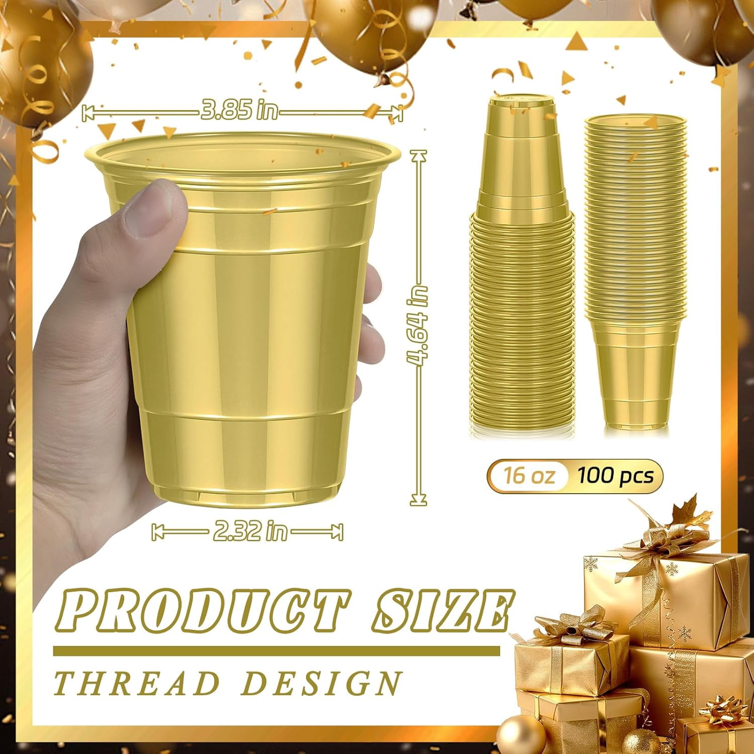 03 plastic cups Graduated Plastic Cups Save 1 Oz. / 5000 main image 0