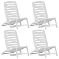 thumbnail image 5 of vidaXL 4x Folding Beach Chairs Plastic Beach Seat Outdoor Chair Multi Colors, 5 of 9