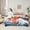 Blue Orange, variant on Homewish 7pcs Kawaii Elephant Giraffe Twin Bedding Set, Sports Athletic Comforter Sets