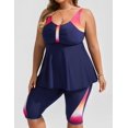 thumbnail image 4 of Traje de baño Tankini Hanna Nikole, talla grande, 2XL, para mujer, 4 of 7
