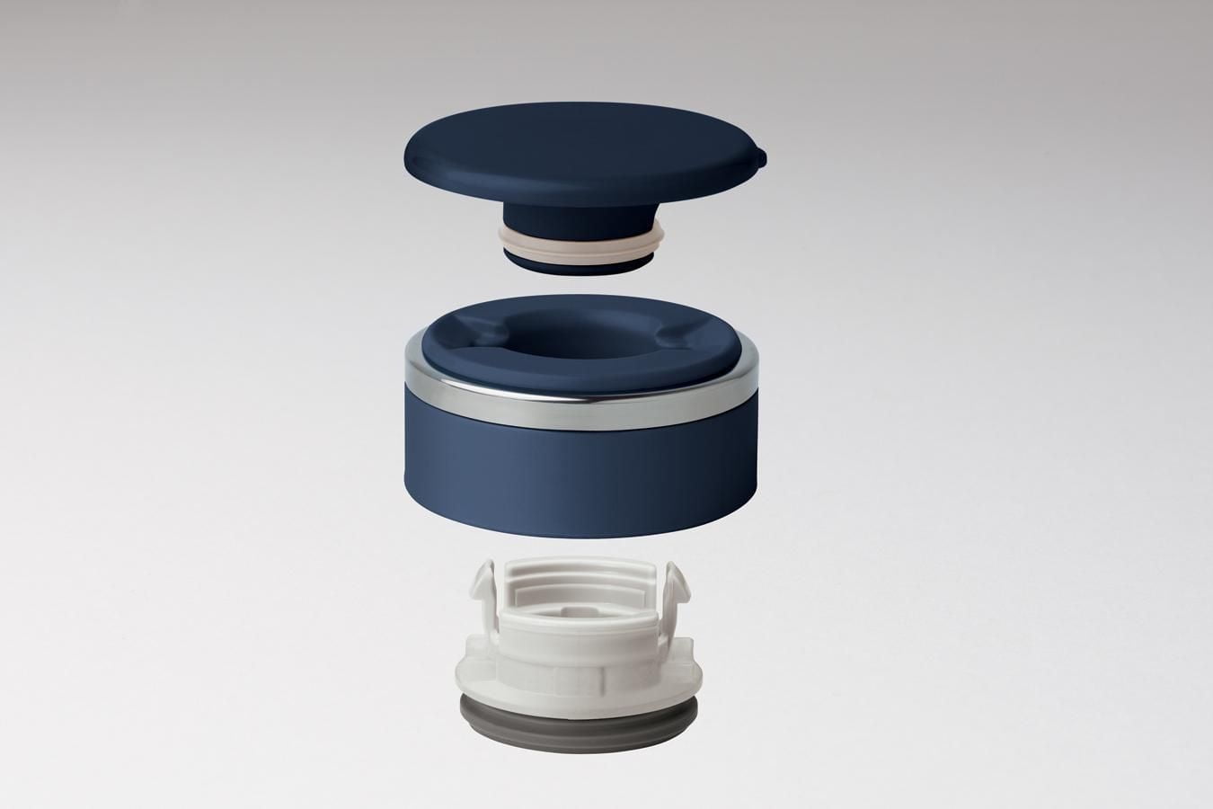 Tasse en acier inoxydable Zojirushi avec filtre de feuille de thé SM-JTE46, bleu profond