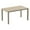Dove Gray, variant on Compamia Ares 55" Resin Patio Dining Table in Dark Gray