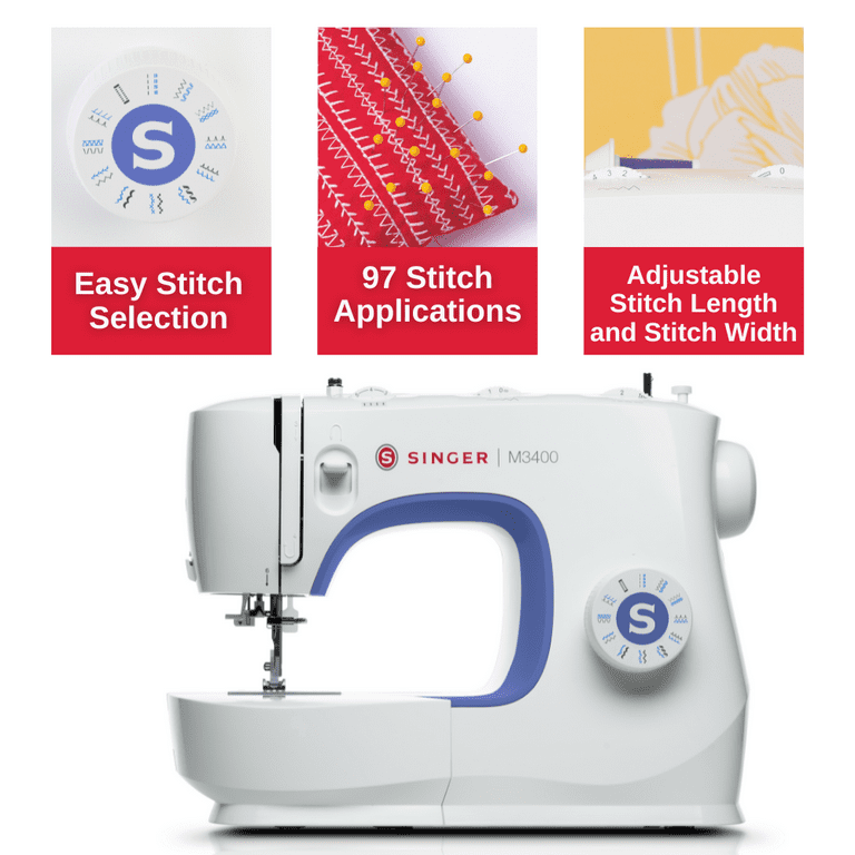 SINGER® Super Bundle Special - M3400 Sewing Machine with SINGER® Super Bundle Special - M3400 Sewing Machine with