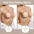 thumbnail image 6 of Cake Nipple Covers Silicone Nipple Pasties for Women Reusable, Waterproof Invisible Nipple Covers No Show, 6 of 12