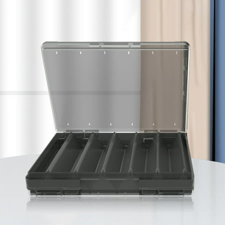 PP Fishing Tackle Box Waterproof Large Capacity Double-sided Fishing Bait Box for Fishing