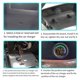 thumbnail image 5 of Voltímetro de temperatura con pantalla a color redonda para automóvil 12-24 V Prueba de voltaje automática Medición de pantalla dual digital para motocicleta RV, 5 of 5