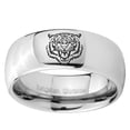 thumbnail image 2 of Tungsten Lion 8mm Mirror Gray Polished Dome Men Ring, 2 of 2