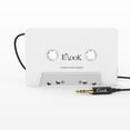 thumbnail image 1 of Elook Car Cassette Aux Adapter, 3.5mm Universal Audio Cable Tape Adapter for Car, Phone, MP3 ect. White, 1 of 6