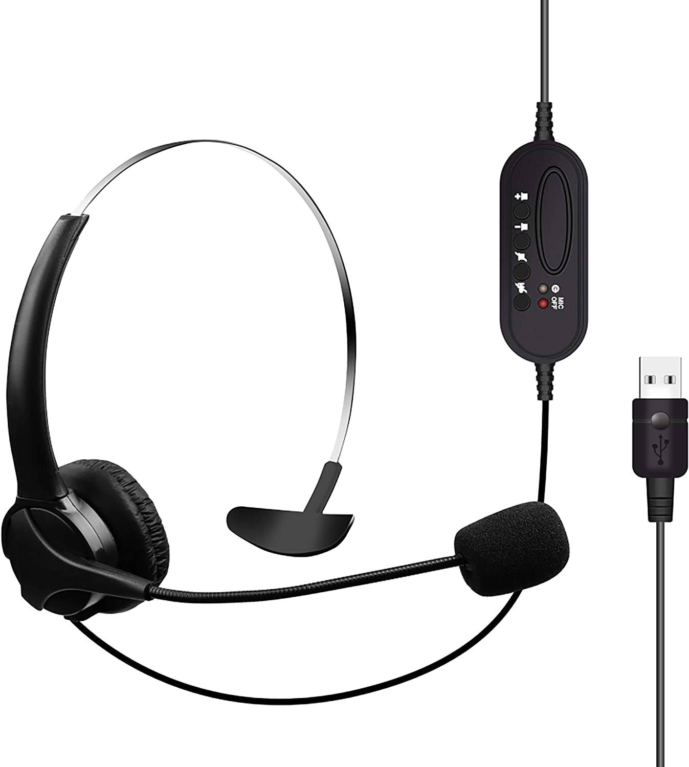 Surround Sound Headphones Mic 