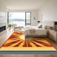 thumbnail image 3 of ODIKA 8'x10' Machine Washable Non-Slip Area Rug, Southwestern Orange High Traffic Rug, Orange, 1068888, 3 of 7