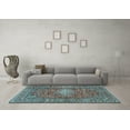 thumbnail image 3 of Ahgly Company Indoor Rectangle Persian Light Blue Traditional Area Rugs, 8' x 12', 3 of 4
