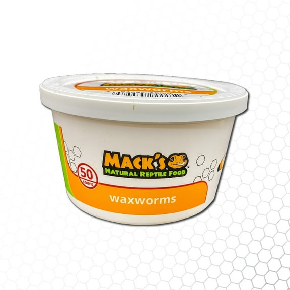 Mack's Natural Reptile Food 50 ct. Waxworm