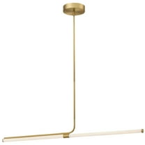 Dainolite 24W Horizontal Pendant, AGB, WH Acrylic Diff