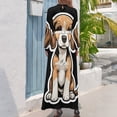 thumbnail image 3 of Cute Dog Design Women's Long Dress Long Sleeves Dress Vintage Dresses Party Maxi Dress High Waist Dress, 3 of 4