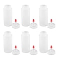 thumbnail image 1 of Botellas de plástico multifuncionales de 6 unidades (120 ml, 4 oz) con dispensador para pegamento líquido en construcción., 1 of 7