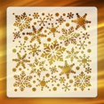 thumbnail image 3 of Honeeladyy Large Snowflake Stencils, 7.8x7.8 inch Christmas Snowflake Stencil Template for Painting, Snowflake Stencils for Crafts Reusable, Snowflake Stencil for Painting On Wood Walls Glass, 3 of 6