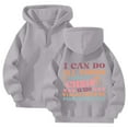 thumbnail image 4 of Womens Hoodies Womens Fall Fashion 2025 Women's YOU ARE ENOUGH Dear Person Behind Me Remember That Mental Health Hoodie, 4 of 6