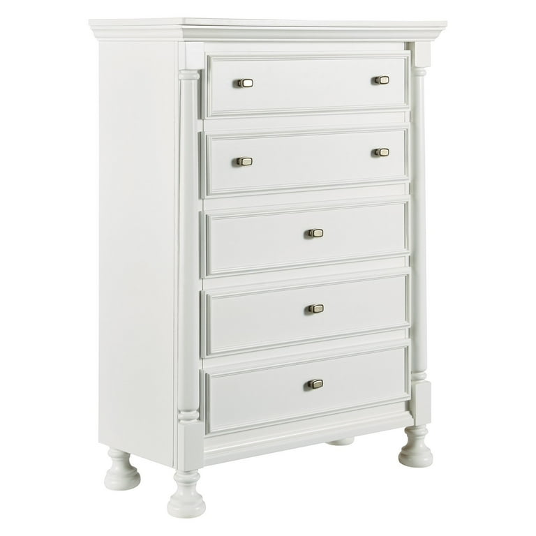 Ashley furniture ホワイト タンス 5段 Ashley furniture ホワイト タンス 5段