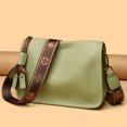 thumbnail image 4 of Bolso de mano de cuero genuino de alta calidad para mujer, bandolera de hombro de cuero de vaca suave de lujo, a la moda, 2024, 4 of 5