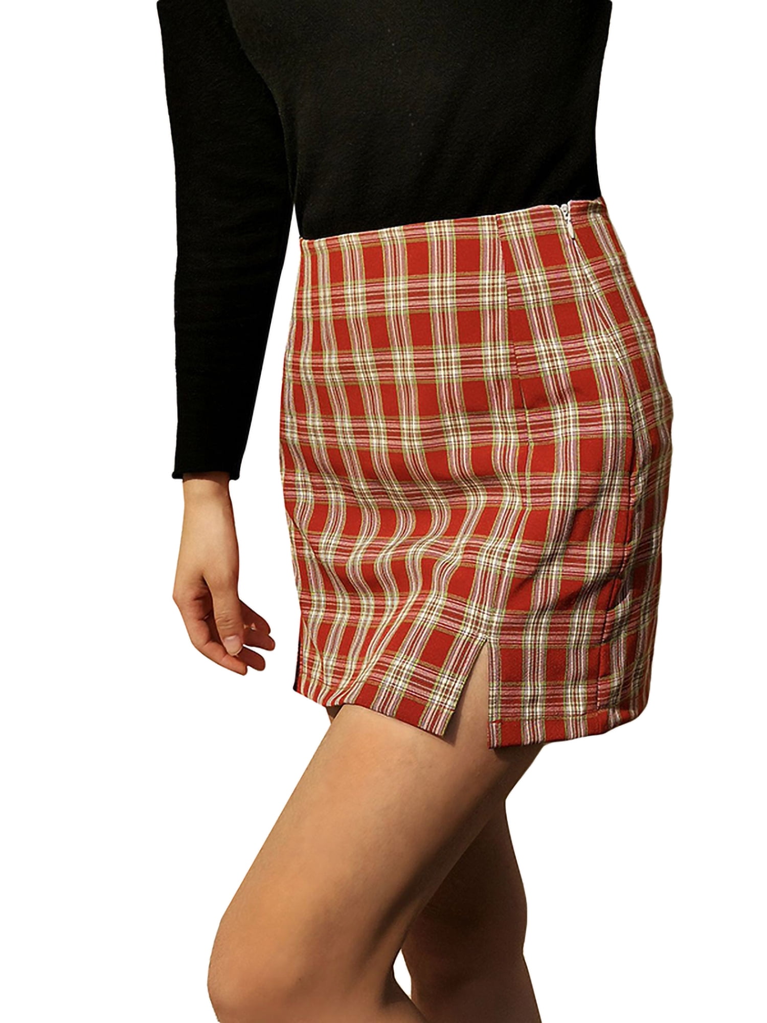 womens plaid skirt