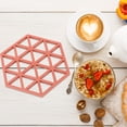 thumbnail image 3 of Mantel individual de silicona 5 piezas aislamiento térmico hexagonal plato taza tazón ANGGREK Otros, 3 of 8