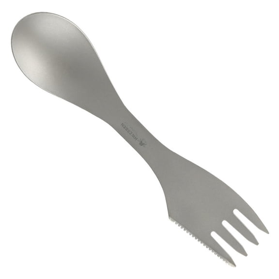 Rupoun 3-in-1 Titanium Spork – Lightweight Spoon, Fork & Cutter Combo for Camping, Hiking & Outdoor Picnics