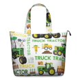 thumbnail image 1 of Fun Cartoon Fire Truck Travel Tote Bag Lightweight, Multipurpose Weekender Bag with Adjustable Strap, Perfect for Weekend Getaways Business Travel, 1 of 5