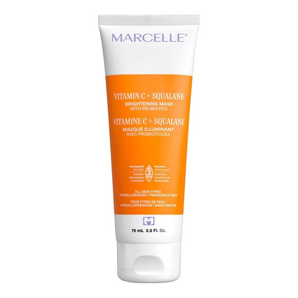 Marcelle Vitamine C + Squalane Masque illuminant avec probiotiques, 75ml