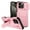 Pink, variant on Allytechgroup for iPhone 16 Pro Case with Sliding Camera Protector, Compatible with Magsafe Rugged Hybrid TPU PC Kickstand Protective Shockproof Magnetic Case Cover for iPhone 16 Pro, Pink