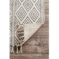 thumbnail image 4 of nuLOOM Olvera Flatweave Diamond Area Rug, 4 x 6, Off-white, 4 of 4