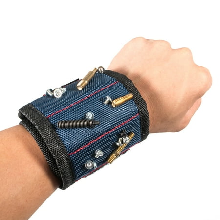 - Magnetic Wristband, EEEKit Magnetic Wristband Belt Wrist Organizer Pouch Tool Holder Storage for Holding Screws, Nails, Bolts and Small Tools