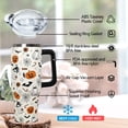 thumbnail image 3 of 40 oz Halloween Pumpkin Tumbler Insulated Stainless Water Bottle Travel Coffee Cup, Water Bottle - Goth Ghost Witch Decor Gift for Women, 3 of 6
