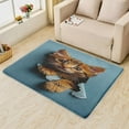 thumbnail image 2 of Cat Area Rugs for Bedroom Living Room - 2x3 ft - Cute Carpet for Home Decor - Cute Patterned Decorative Indoor Small Rug - Washable & Soft & Non Slip & Low Pile (ZL&022), 2 of 6