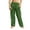 Green, variant on OSOLU Mens Spring Summer Casual Pants Solid Color Linen Sports Sweatpants Full Length Pants With Pockets Trousers Daily Relaxed Fit Breathable Bottoms