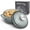 Gray, variant on Segretto Cookware Enamel Cast Iron with Handle, 1.7 Quarts, Gray – Small Dutch Oven for Bread Baking, Cooking, and Stews