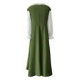 thumbnail image 3 of Women's Plus Size Gothic Floral Print Fashionable Dress Medieval Fall Winter Ball, 3 of 3